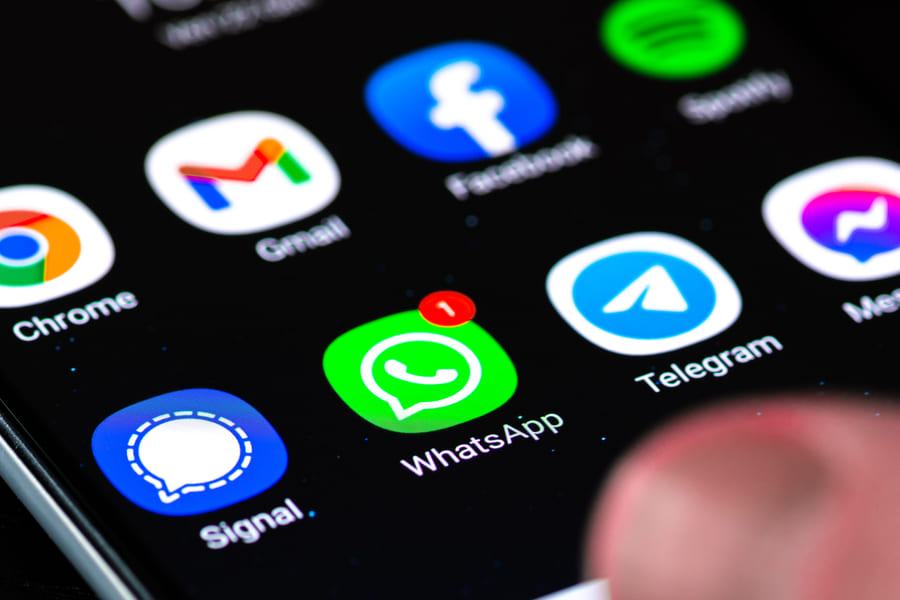 Signal, Session , Telegram, WhatsApp